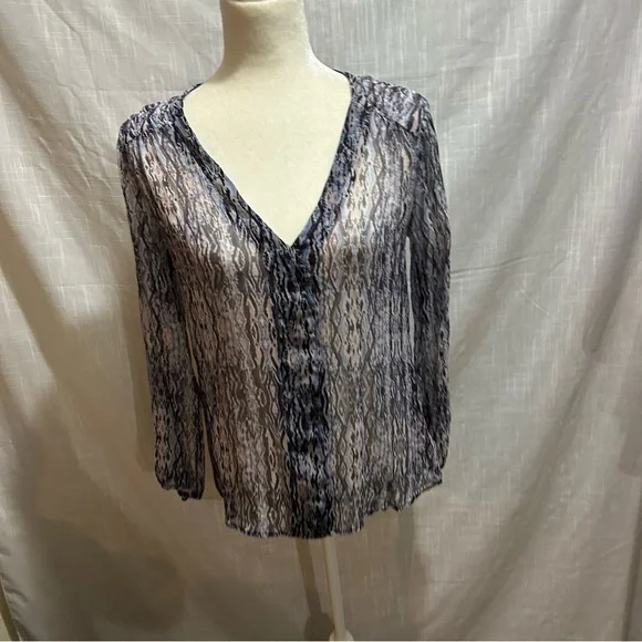 Ella Moss silk top XS - Picture 3 of 4